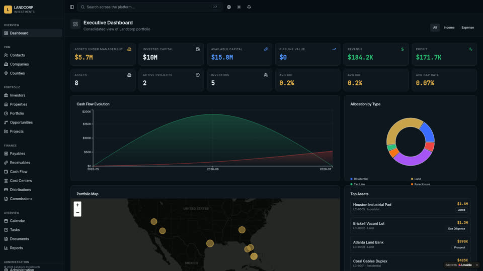 Preview Landcorp Investments